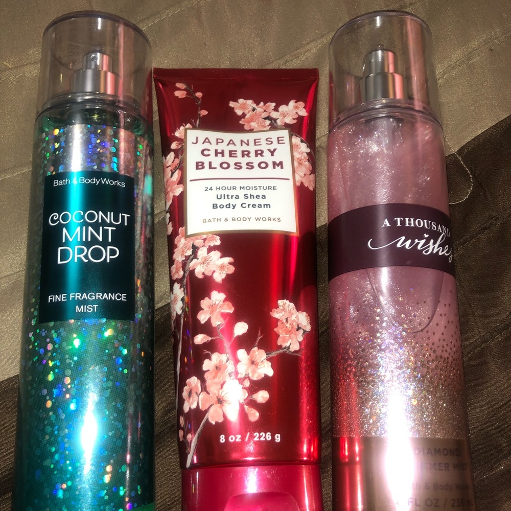 3 NEW Bath and Body Works items